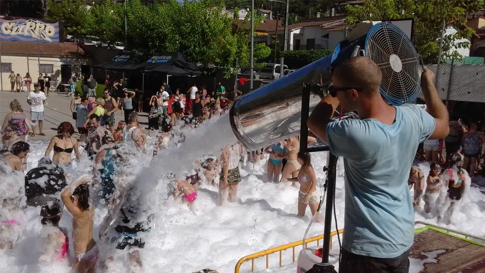 fiestas de la espuma