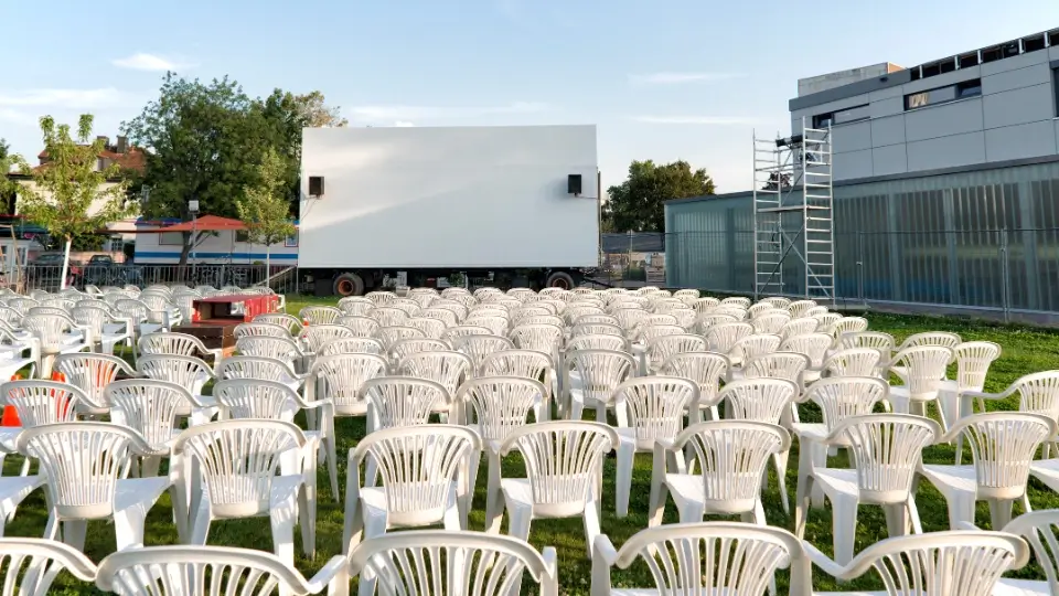 alquiler de cine portátil